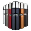 Produktbild: THERMOS Kanne King Isolierflasche 0,47L Flasche Isolierkanne Tee Drehverschluss Farbe: Stainless steel mat