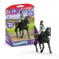 Produktbild: schleich HORSE CLUB | Lisa & Storm 42712 | bewegliche Mädchenfigur | mit Pferde Zubehör | tolles Geschenk für Mädchen und Jungen | Pferde Spielzeug ab 5 Jahren | 6-teiliges Spielset