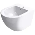 Produktbild: doporro Bidet Hänge-Bidet WC-Bidet Formschön Wand Keramik, Wandbefestigung weiß 37 cm x 32.5 cm x 49.5 cm