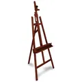 Produktbild: Artina Staffelei Holz Groß Barcelona bis 120cm - 225cm verstellbar - Naturbelassen