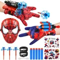 Produktbild: Spiderm Launcher Handschuh 2 Set Kids Spiderm Hero Handschuhe Super Spiderm L...