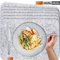 Produktbild: Miqio Platzset 6 er Set Tischsets 6 Platzsets eckig 44 x 30 cm, (6-St), Schadstoffgeprüft. Ökotex zertifiziert.