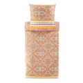 Produktbild: Bassetti MARECHIARO Bettwäsche + 1 Kissenhülle aus 100% Baumwollsatin in der Farbe Orange O1, Maße: 135x200 + 1 K 80x80 cm - 9327376
