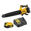 Produktbild: DEWALT axial sin escobillas XR 18V con 1 batería Li-Ion 5Ah, Multicolor, Buse concent. flux d'air - Avec batterie