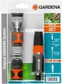 Produktbild: Gardena Grundausstattung 18291-20 | Schlauchanschluss-Set 13/15 mm | Wasserhahn-Adapter | Reinigungsspritze