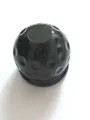 Produktbild: Abdeckkappe für AHK Anhängerkupplungskugeln Golfballdesign Gummi Ø 53 mm schwarz