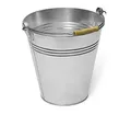 Produktbild: Nölle Baueimer Metalleimer verzinkt 10 L, (Eimerset, Henkel, Tragegriff, Ausgusslippe), Kübel Tonne Behälter Paillette Container Fass Kessel Zinkeimer