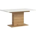 Produktbild: Esstisch ausziehbar Artisan Weiß 150-190cm modern elegant - Weiß