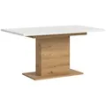 Produktbild: Ausziehtisch Marlon Weiß/Eiche ca. 150-190x90x76 cm