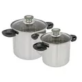 Produktbild: Bo-Camp Elegance Compact Kochtopf-Set, Edelstahl, 4-teilig