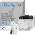 Produktbild: Shelly EM Gen3 mit 50A Stromzange WLAN Smart Energiezähler
