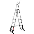 Produktbild: Teleskopleiter 3m mit 3-in-1 Funktion von TELESTEPS I Made in Sweden I Combi Line I Multifunktions-Bockleiter mit patentiertem Premium Design I Anti-Rutschprofil I EN 131 I 72430-681