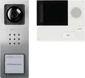 Produktbild: Siedle Video-Türsprechanlage SET CVB 850-1 E/W | 1-Familienhaus | Bus-System | Aufputz | Edelstahl | silber-weiß