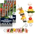 Produktbild: 32x Schaschlikspieße aus Edelstahl - 22 cm Lange Fleischspieße