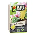 Produktbild: COMPO BIO Gelbsticker, Leimfalle, Ideal als Fliegenfalle, Inklusive Holzstäbe, Insektizid-frei, 10 Stück