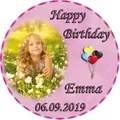 Produktbild: Tortenaufleger Fototorte Tortenbild zum Geburtstag Rund 14 cm G3 (Zuckerpapier)