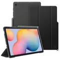 Produktbild: Fintie Hülle für Samsung Galaxy Tab S6 Lite 10,4 Zoll 2024/2022/2020 Tablet - Slim Schutzhülle mit Transparenter Rückseite Cover und Auto Schlaf/Wach Funktion, Schwarz