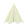 Produktbild: XL Serviette in Creme aus Linclass® Airlaid, 1/4 Falz, 48 x 48 cm, 50 Stück