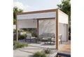 Produktbild: MCW Pergola MCW-L46-mS-3x3, BxTxH: 300x300x220 cm, Regulierbarer Wind- und Insektenschutz, Sturmfest bis 100km/h