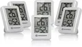 Produktbild: Bresser Thermometer Hygrometer 6er-Set Raumthermometer Schimmel Vorbeugung