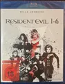 Produktbild: Blu-ray - Resident Evil 1 + 2 + 3 + 4 + 5 + 6 # 6 - BLU-Ray BOX  1-6