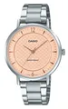 Produktbild: Casio Standard Analog Edelstahl Lachs Zifferblatt Quarz LTP-VT04D-4A Damenuhr