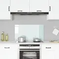Produktbild: vidaXL Küchenrückwand Weiß 90x50 cm Hartglas