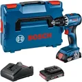 Produktbild: Bosch Professional Akku-Bohrschrauber GSR 18V-45 mit 2 x 2.0 Ah & GAL in L-Boxx