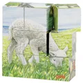 Produktbild: goki Würfelpuzzle Tiere 9 tlg. 57607 Holz- Puzzle für Kleinkinder 3+ Spiele NEU