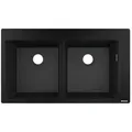 Produktbild: hansgrohe Einbauspüle 370/370 S510-F770 Graphitschwarz