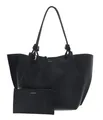 Produktbild: COCCINELLE Finn Handbag Grained Leather Schultertasche Tasche Noir Neu