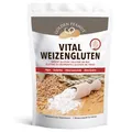 Produktbild: GOLDEN PEANUT Vital Weizengluten 2 x 1 kg Nachfüllpack natürliches Verdickungsmittel rein pflanzlich, Weizeneiweiß, Seitan, kalorienarme Speisestärke, Backen, Kochen