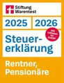 Produktbild: Steuererklärung 2025/2026 - Rentner, Pensionäre - Steuerratgeber für die Einkommensteuer mit Steuertipps, für Anfänger geeignet: Mit Leitfaden für Elster