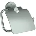 Produktbild: Grohe Essentials WC-Papierhalter 40367DC1 supersteel, mit Deckel, verdeckte Befestigung