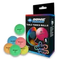 Produktbild: Schildkröt Donic Tischtennisball Colour Popps, 6 farbige Bälle in Poly 40+ Qualität, 649015