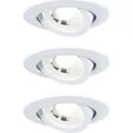 Produktbild: Paulmann Einbauleuchten-Set LED 3x6W weiß-matt - Weiß