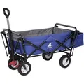 Produktbild: Woltu - Bollerwagen faltbar Handwagen Gartenwagen mit Dach, Rollen mit Bremse, Strandwagen mit Sonnenschutz, für Garten Camping Kinder, 80 kg