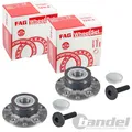 Produktbild: 2x FAG RADLAGERSATZ HINTEN für AUDI A3 8P 8V Q2 SEAT ALTEA VW GOLF 5+6+7 JETTA