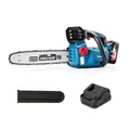 Produktbild: DongCheng Akku Kettensäge 18V, bürstenloser Motor, 12 m/s Kettengeschwindigkeit, 30cm OREGON-schwert/-kette, werkzeuglose Kettenspannung, automatische Kettenschmierung, inkl. 4,0 Akku & Ladegerät