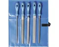Produktbild: Werkstattfeilen-Set PFERD in Rolltasche 250mm Hieb 3, 5-tlg.
