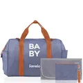Produktbild: Lionelo Ida Kinderwagentasche, 2 interne Thermo-Taschen für Flaschen, Tasche für Feuchttücher, Wickelauflage, Kosmetiktasche, Riemen zur Befestigung am Kinderwagen