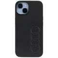 Produktbild: Hülle für iPhone 14 Audi Kunstleder schwarz Hardcase