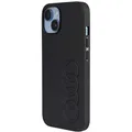 Produktbild: Handyhülle Case iPhone 14 Audi Serie TT schwarz Kunstleder Logo
