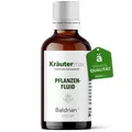 Produktbild: Kräutermax Baldrian plus Tropfen, Pflanzen Fluid Destillat nach Paracelsus mit Lavendel, Hopfen, Melisse und Passionsblume, Vegan 50 ml