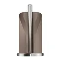 Produktbild: WESCO Papierrollenhalter in der Farbe warmes grau aus Edelstahl und farbig lackiertem Stahlblech, standfester Edelstahl-Sockel, für handelsübliche Küchenpapierrollen oder 2-3 Toilettenpapierrollen