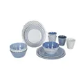 Produktbild: Bo-Camp Mix & Match Geschirrset, 16-teilig, blau