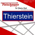 Produktbild: Fleischmann N Gleis Set Modellbahnanlage Thierstein N + Neu