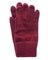 Produktbild: FosterNatur, Merino Damen Wollhandschuhe/Fingerhandschuhe, 100% Wolle Merino extrafein (6, Bordeaux)
