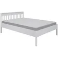 Produktbild: Inter Link Chilly Home Bett Colonial Massivholz Kiefer weiß - Weiß