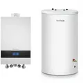 Produktbild: Buderus Gas-Brennwert Logaplus-Paket W22 GB172i.2 15 kW H-Gas Speicher S120 Bedieneinheit BC400
